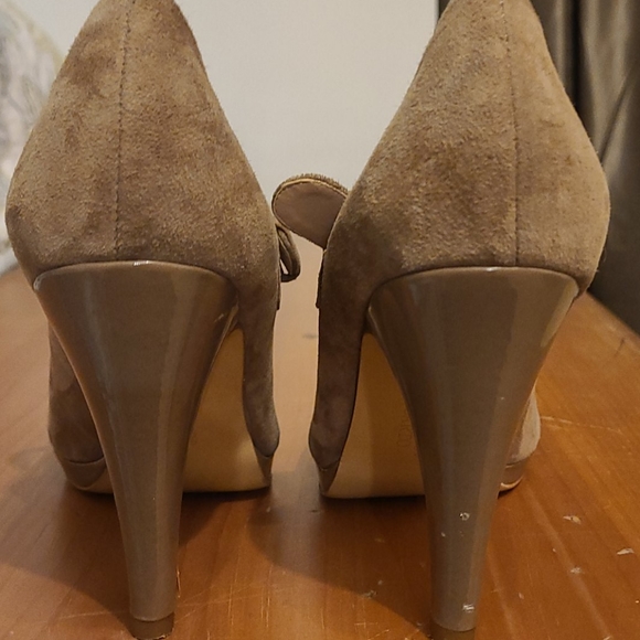 Suede platform Pumps - Picture 4 of 6